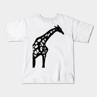 Girrafe Shadow Silhouette Anime Style Collection No. 158 Kids T-Shirt